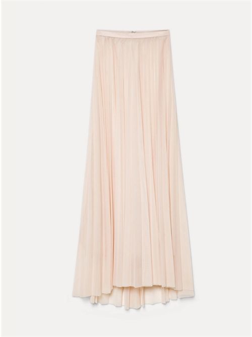 LONG PLEATED TULLE SKIRT FORTE_FORTE | 14887_my skirtF49M.2014 nude